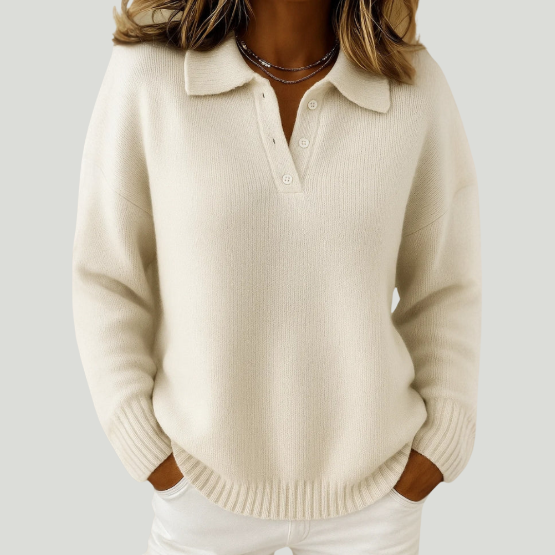 Beatrix™ | Collared Pullover Sweater