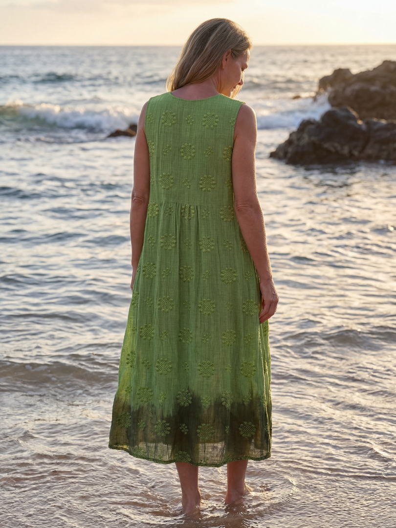 Nalani™ | Garden Texture Midi Dress