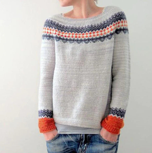 Ryanne™ | Forest Print Pullover Sweater