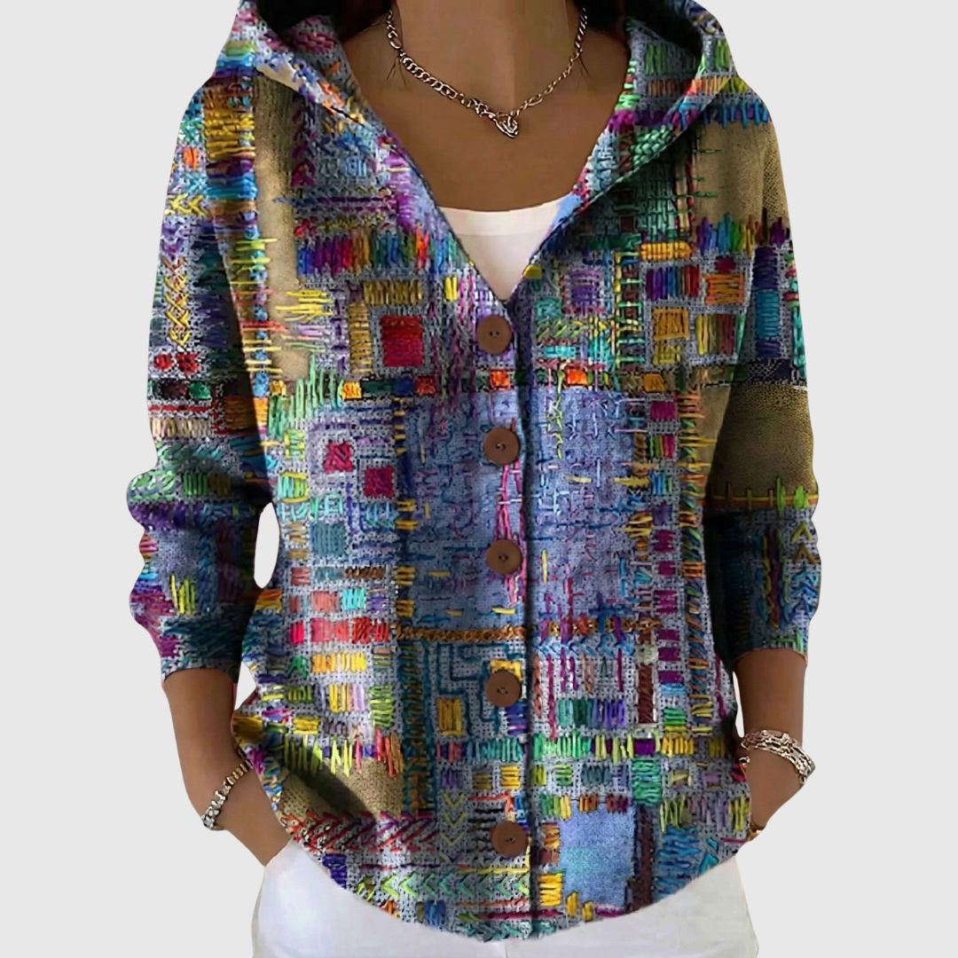 Ovenell™ | Hooded Button-Front Cardigan