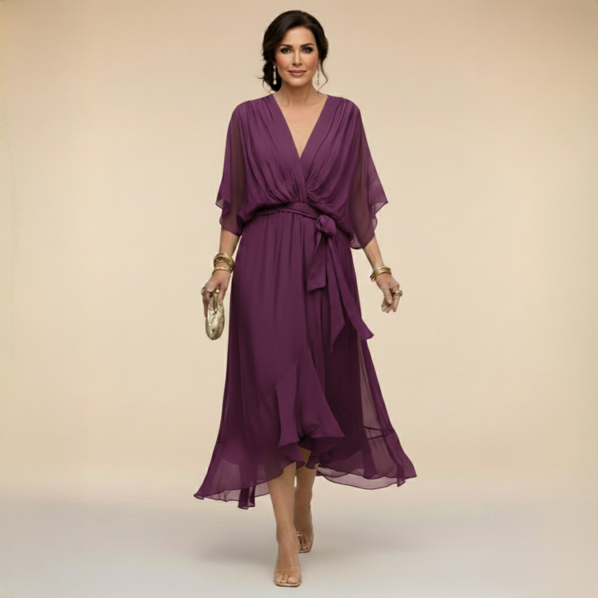 Monica™ | Elegant Midi Dress