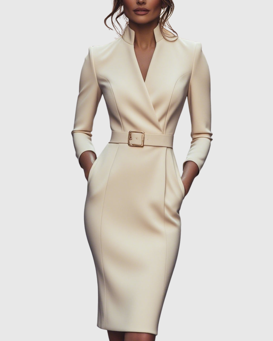 Refined Midi Dress