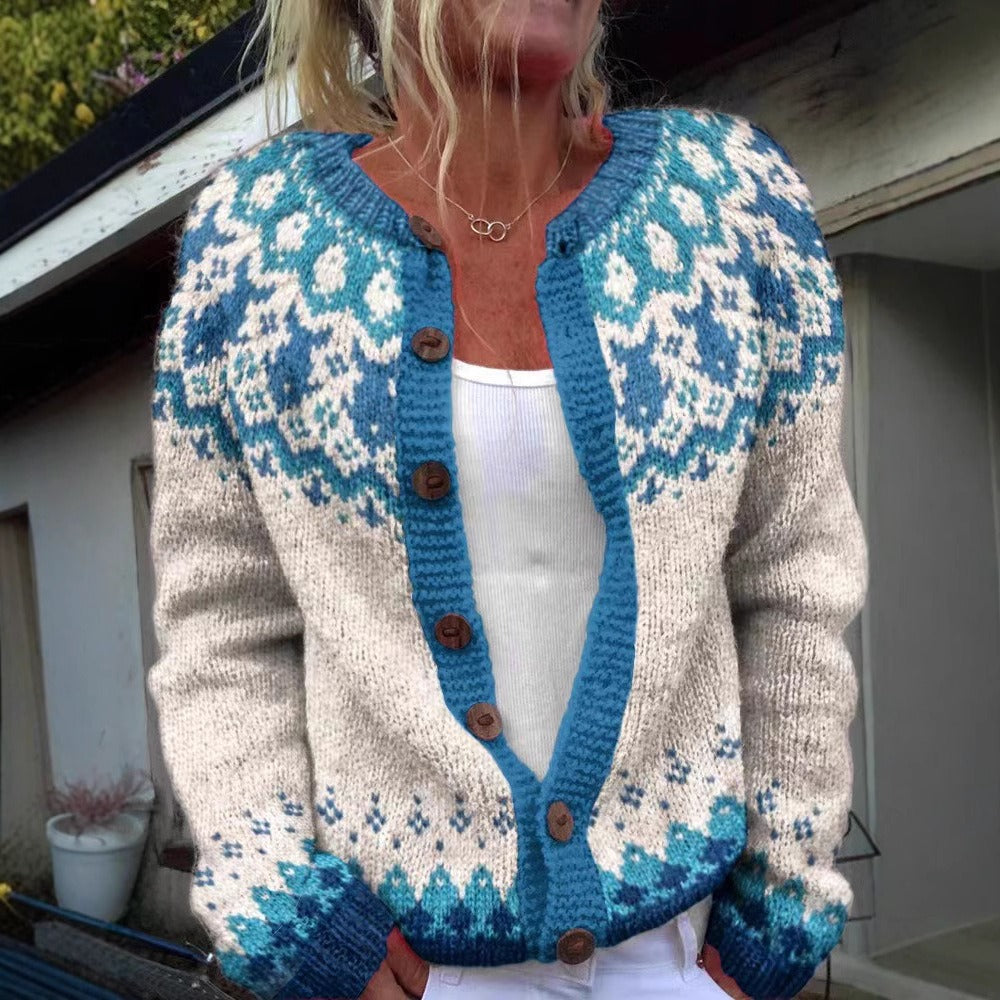 Lucinda™ | Retro Button-Up Cardigan