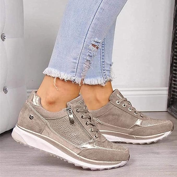 Gabrielle | Women's Zip-Up Orthopedic Sneakers