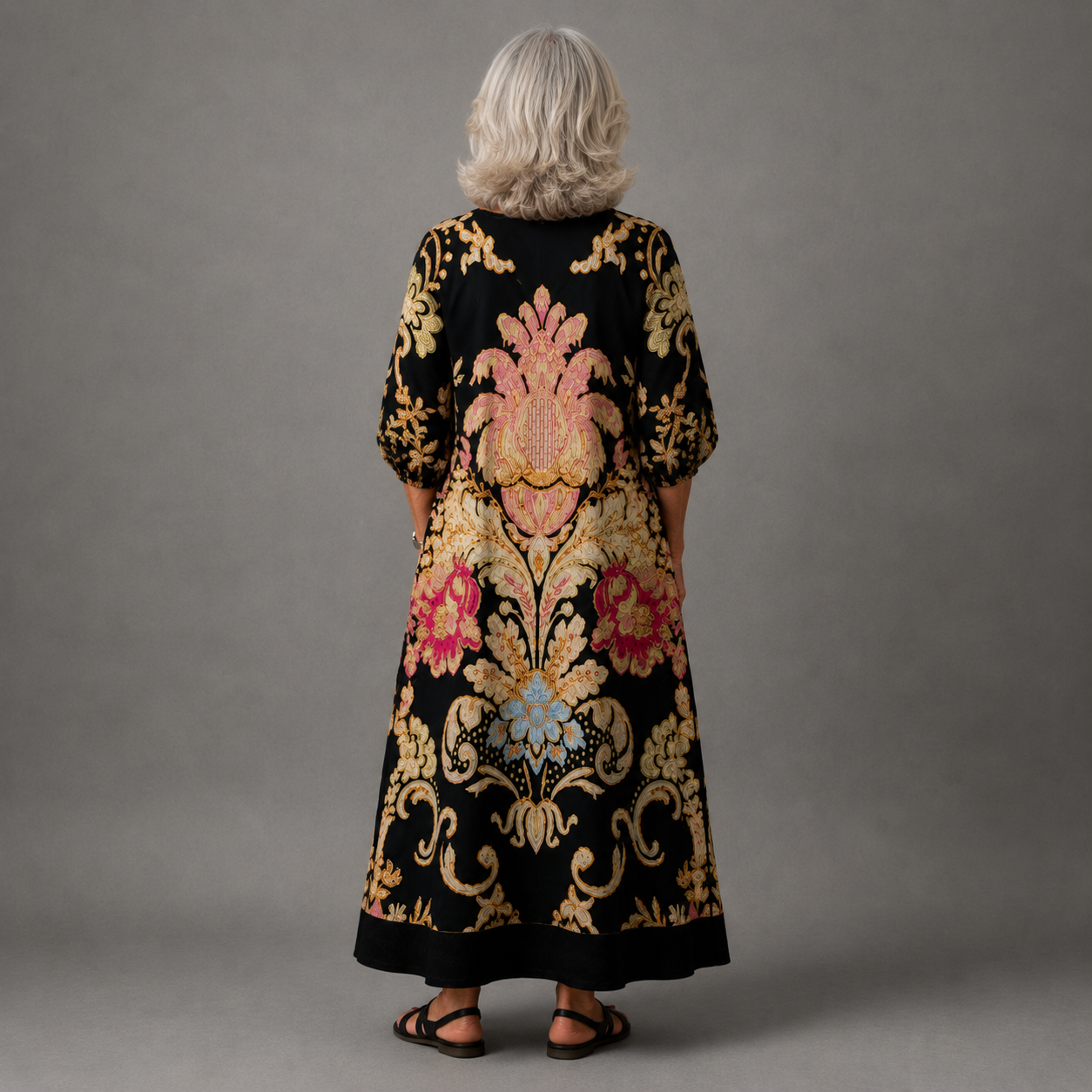 Romaine™ | Elegant Printed Dress