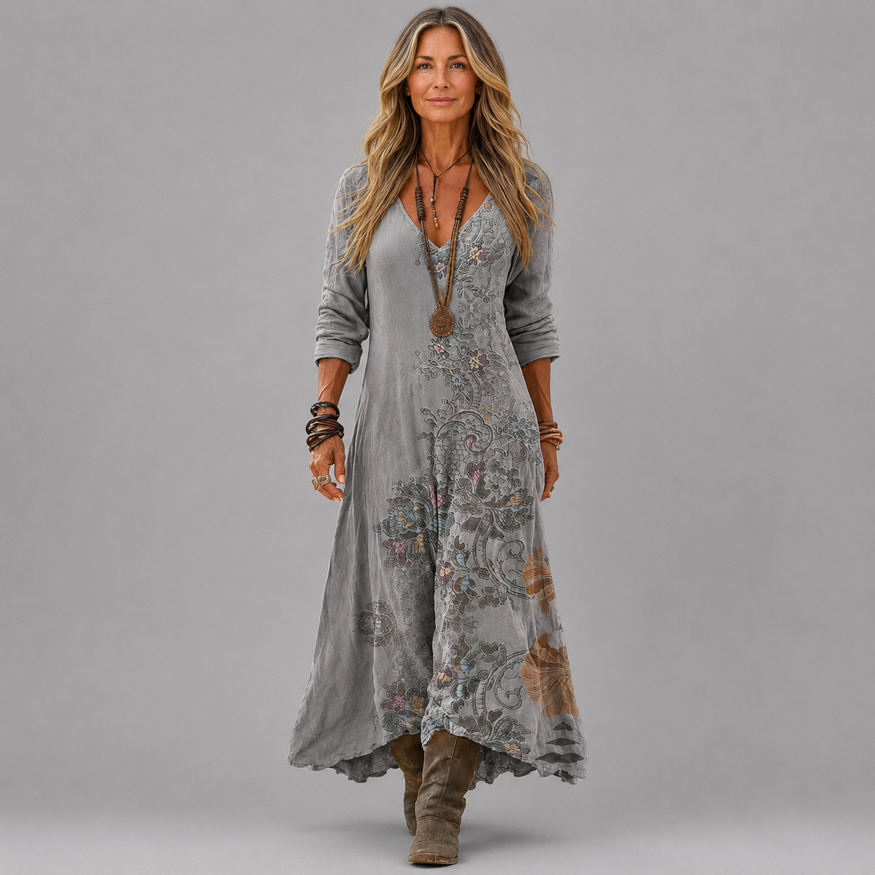 Breckan™ | Soft Draping Casual Elegance Maxi Dress