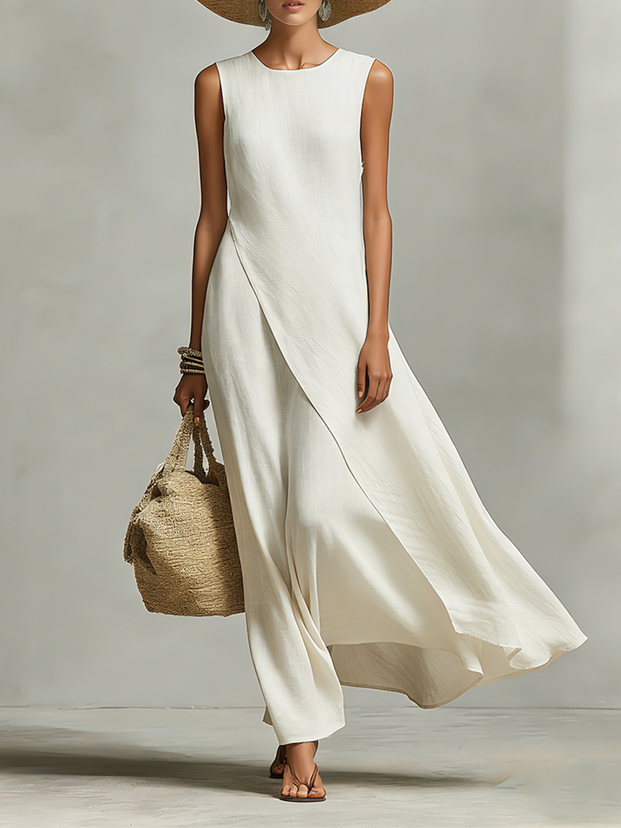 Fleurisse™ | Relaxed Sleeveless Maxi Dress