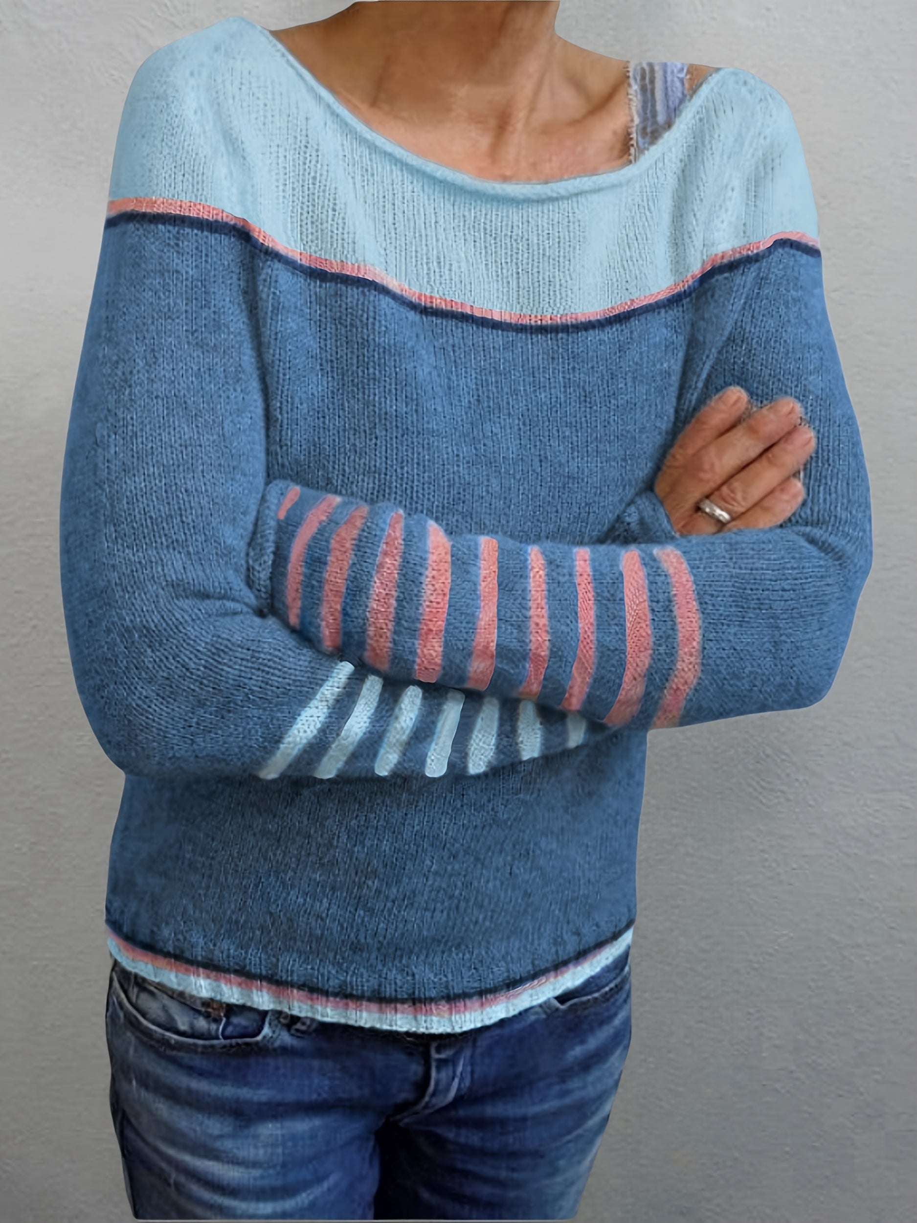 Norelle™ | Striped Pullover Sweater