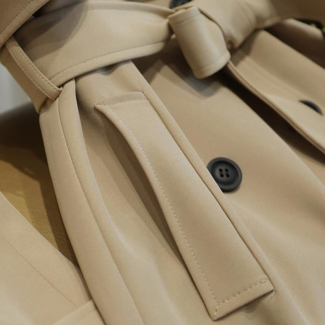 Women's Extended Length Trench Coat