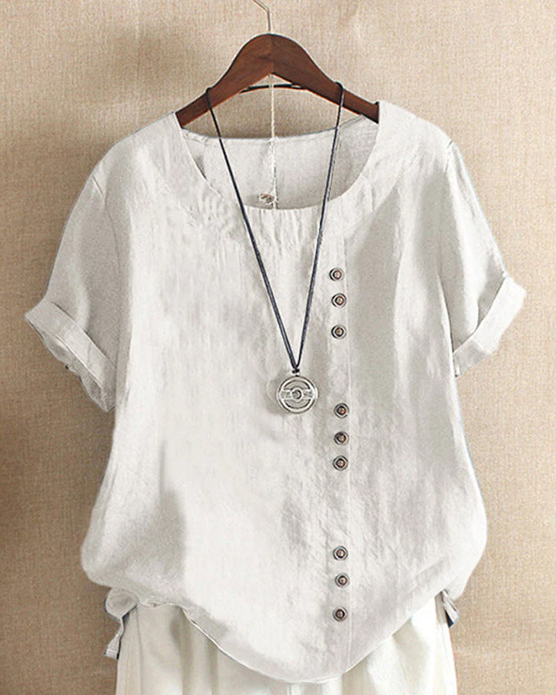 Jorvelle™ | Short Sleeve Blouse