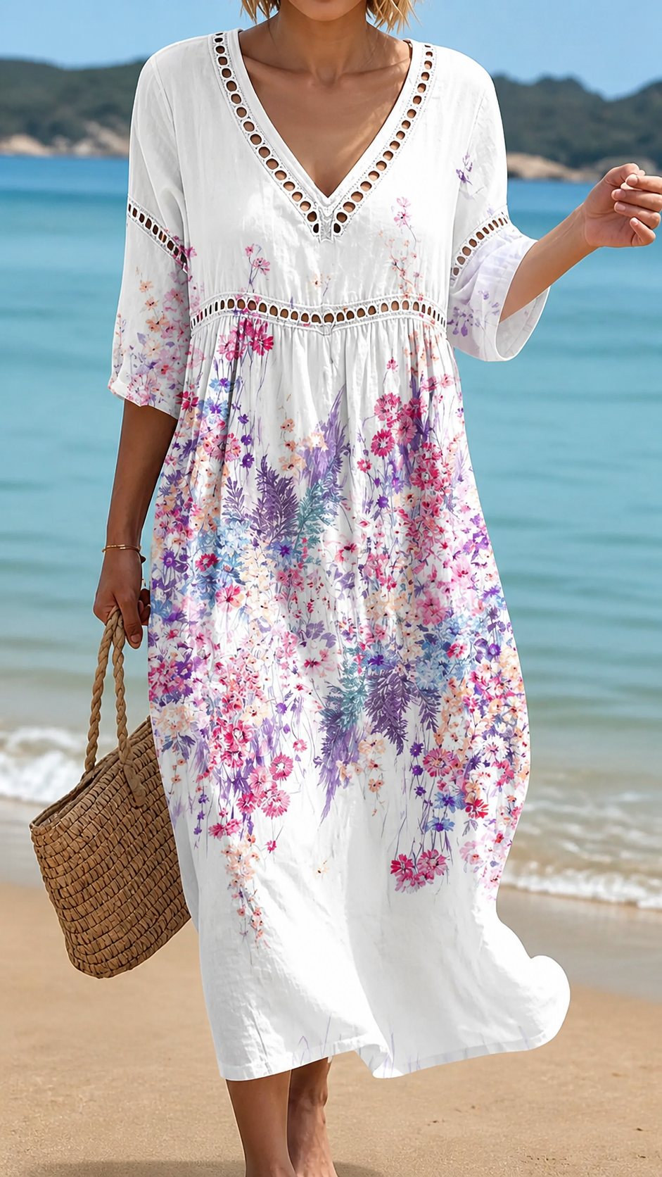 Kessara™ | Floral Beach Dress