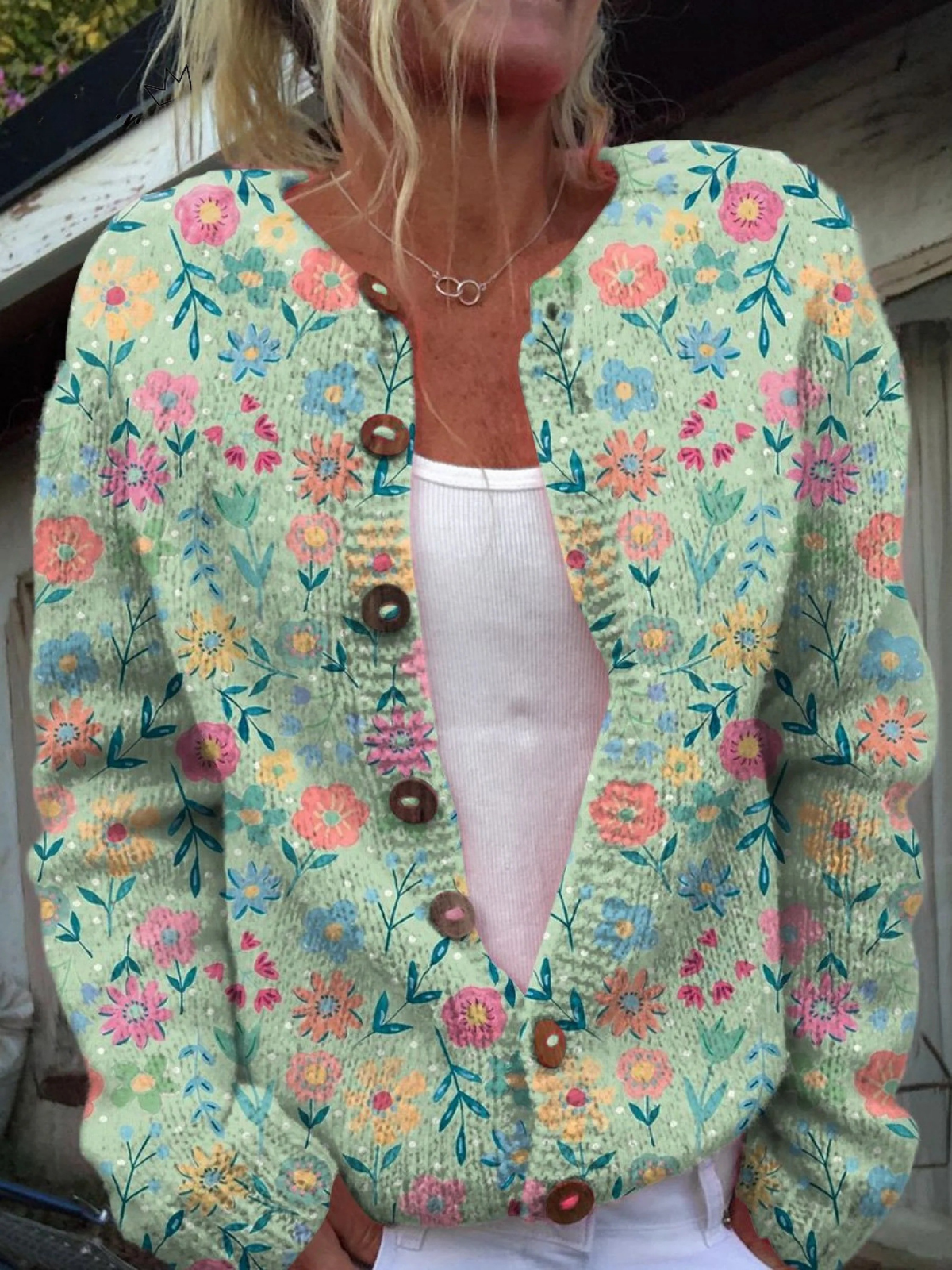 Bianca™ | Vintage Floral Cardigan