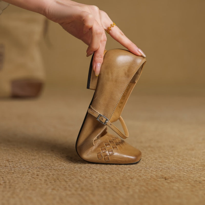 Avonrose™ | Square-Toe Mary Jane Flat