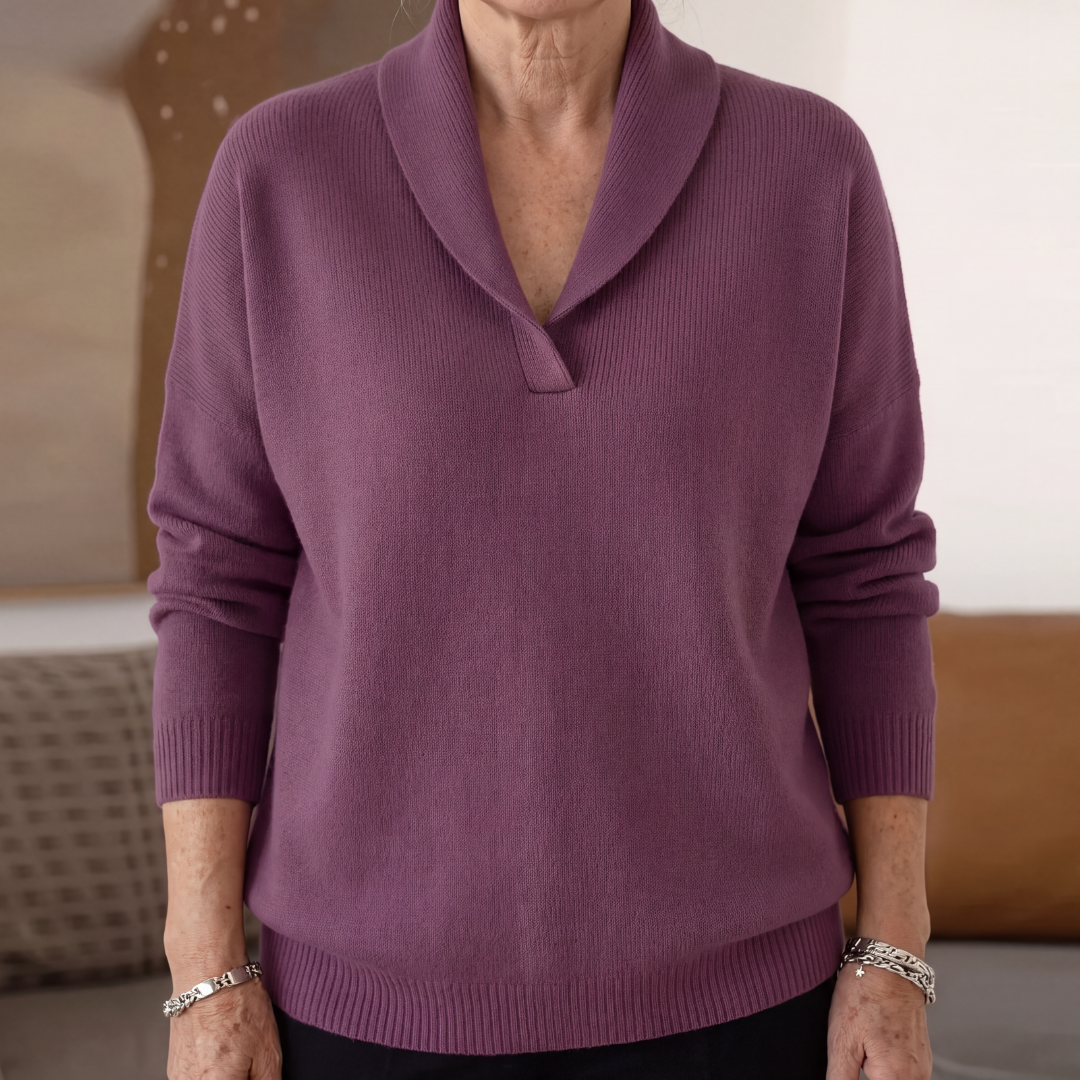 Margaret | Women's Forgiving-Fit V-Neck Sweater