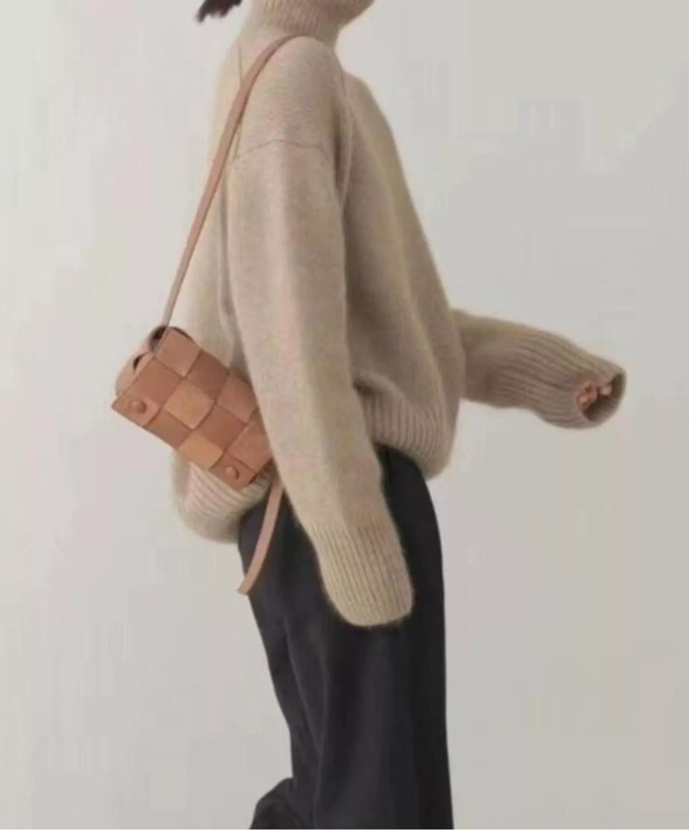 Scarlett | Turtleneck Dropped Shoulder Sweater