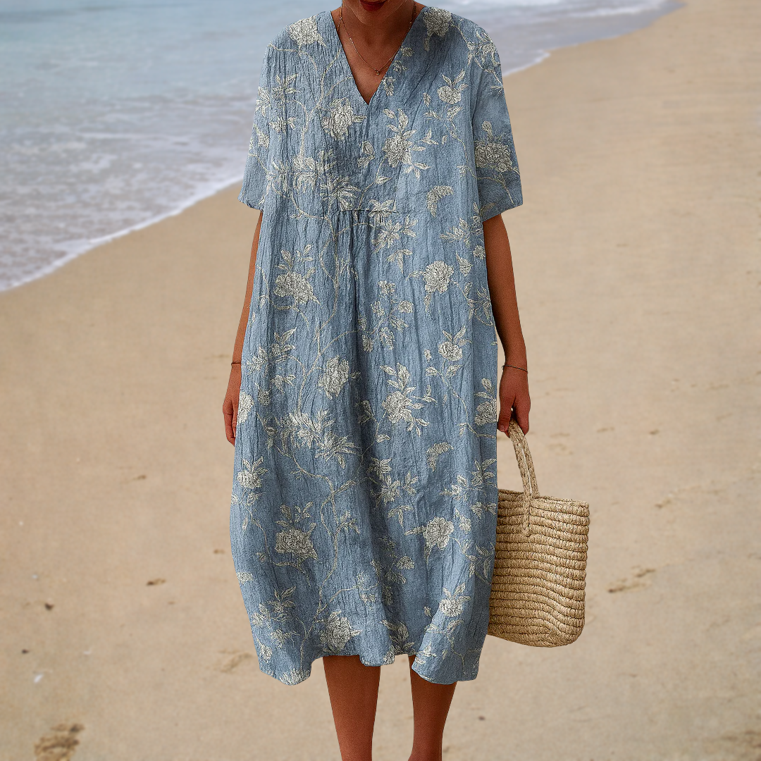 Ivy | Flattering Printed Summer Dress