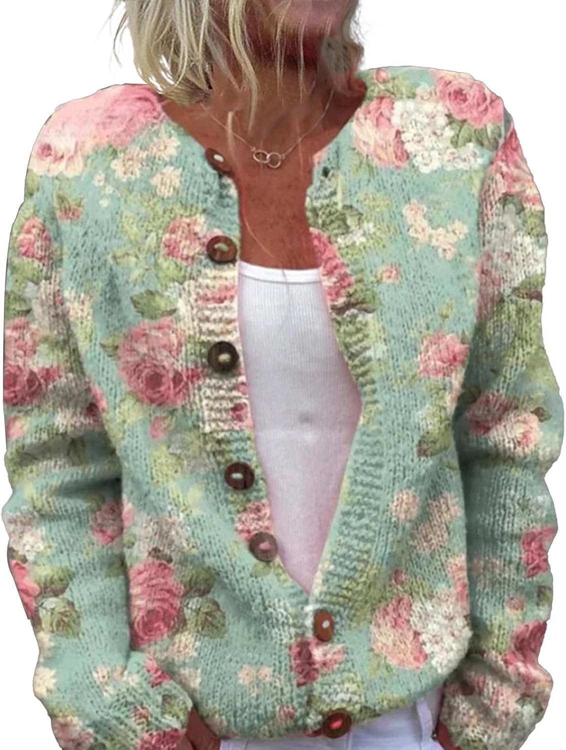 Coraline™ | Vintage Rose Garden Cardigan