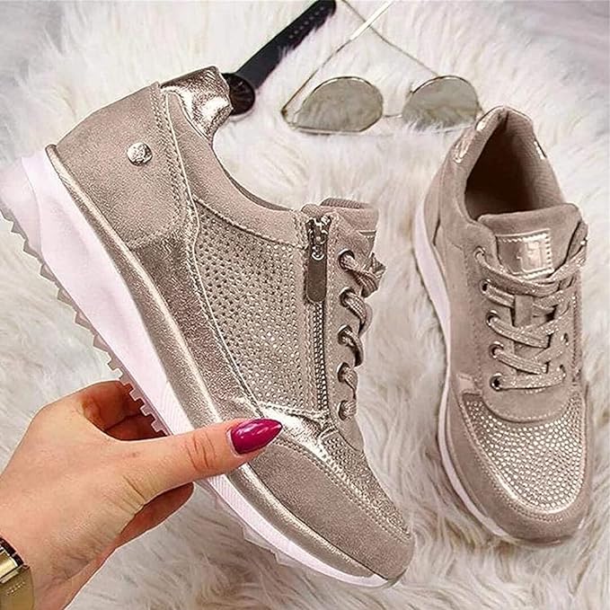 Gabrielle | Women's Zip-Up Orthopedic Sneakers