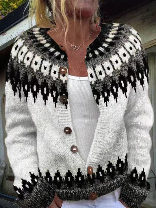 Rexana™ | Retro Knit Cardigan
