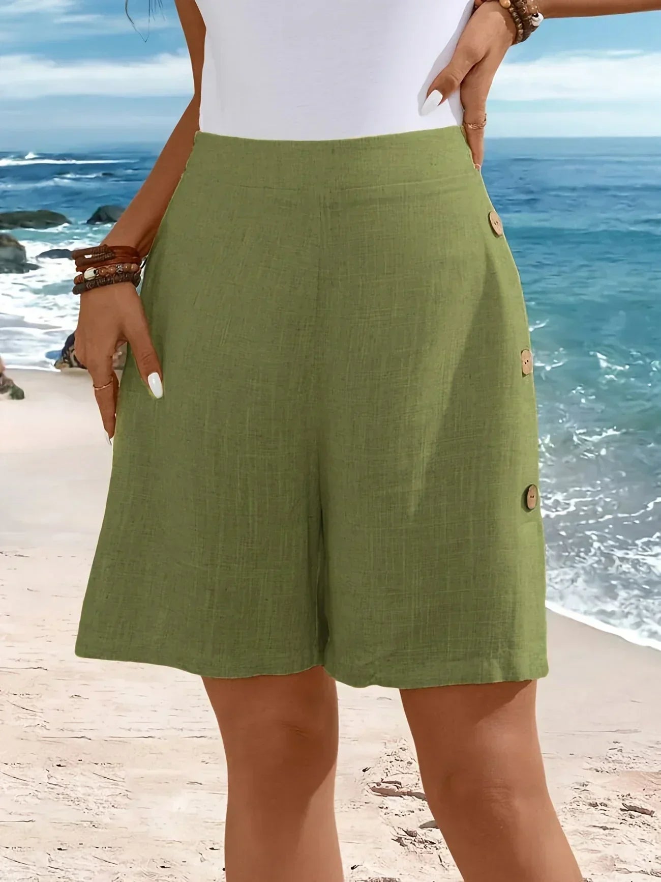 Breeanna™ | Draped Breathable Summer Shorts