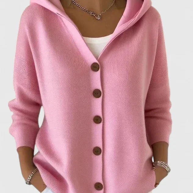 Sabrina™ | Hooded Button-Down Cardigan