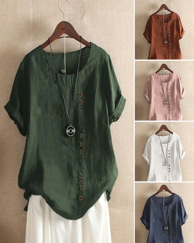 Jorvelle™ | Short Sleeve Blouse