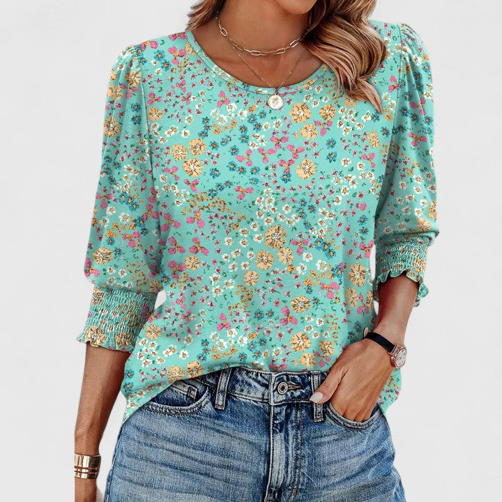 Elegant Smocked Top