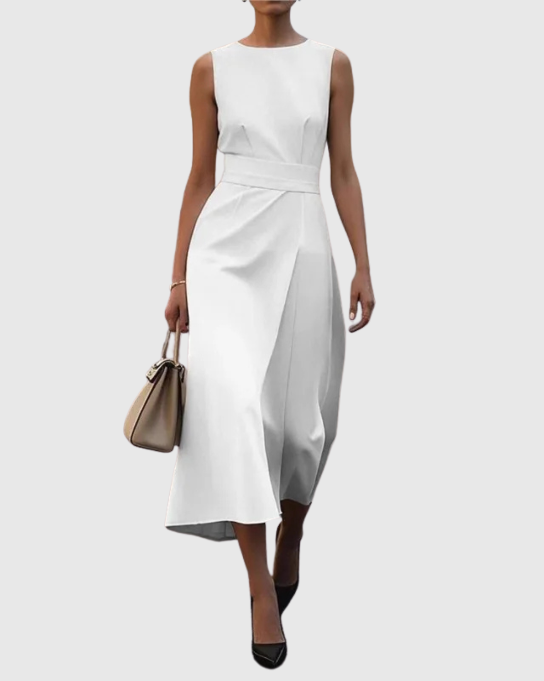 Elegant Round Neck Dress