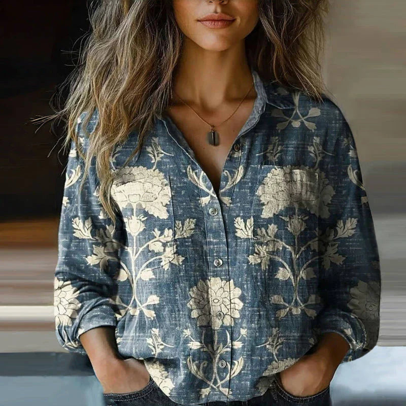 Rosette™ | Bohemian Pattern Vintage Blouse