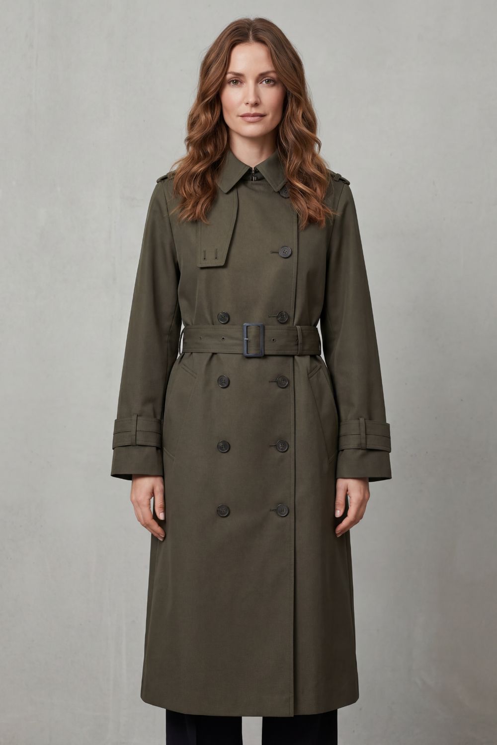 Women's Classic Cut Double-breasted Trench Coat
