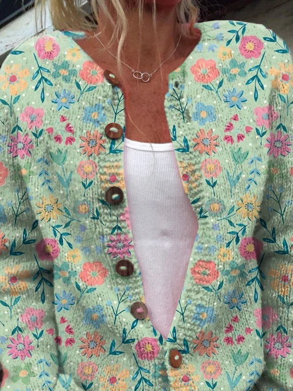 Bianca™ | Vintage Floral Cardigan