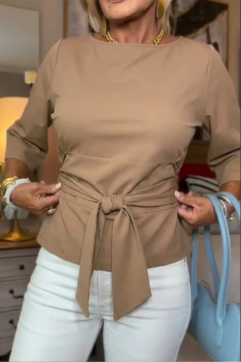 Daria | Women's Stylish Bow Waist Top