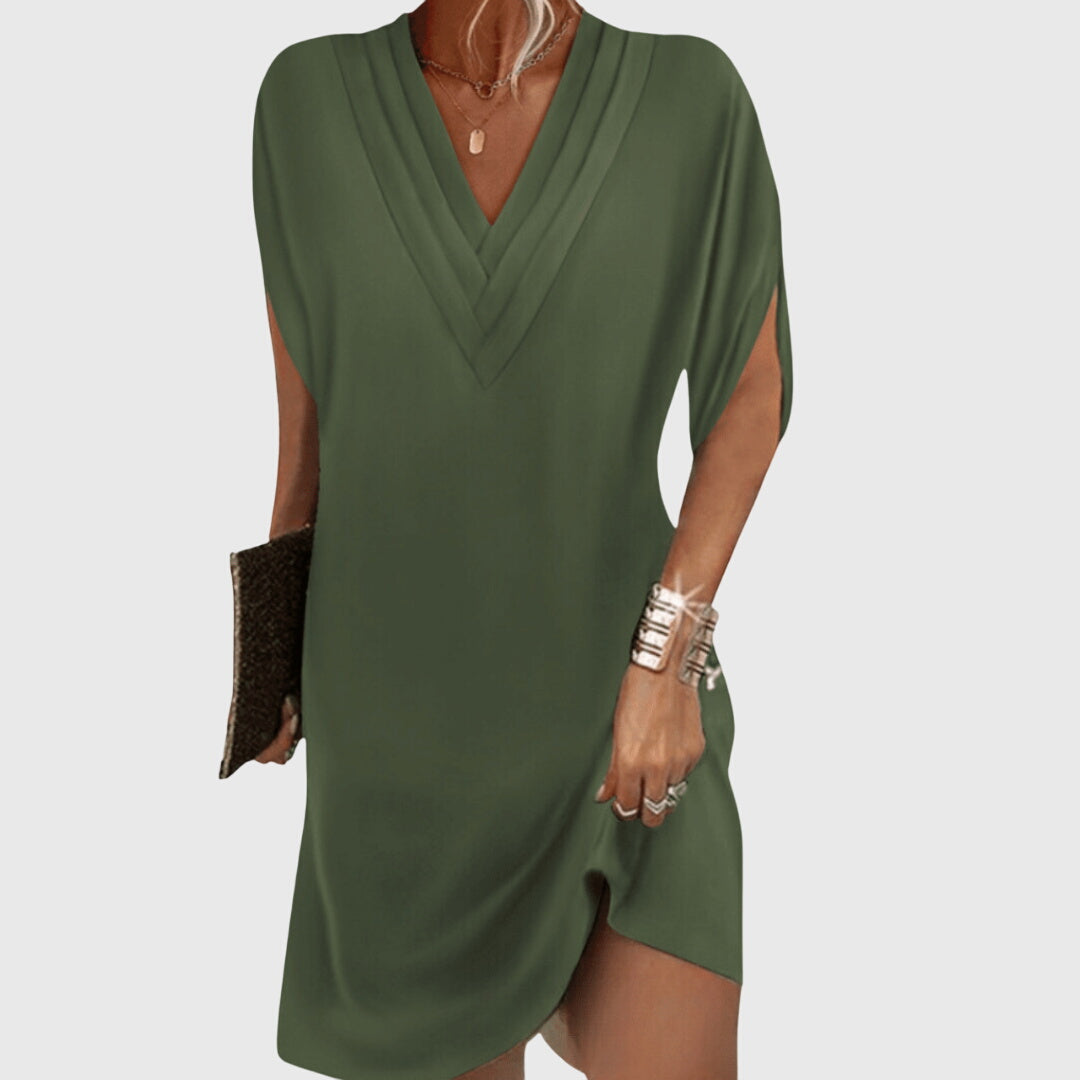 Elegant Tummy-Hiding Dress