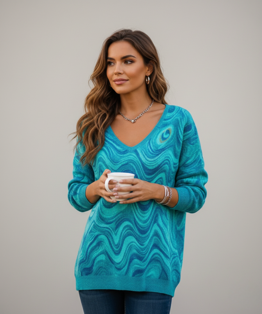 Delphine™ | Relaxed Gradient Sweater