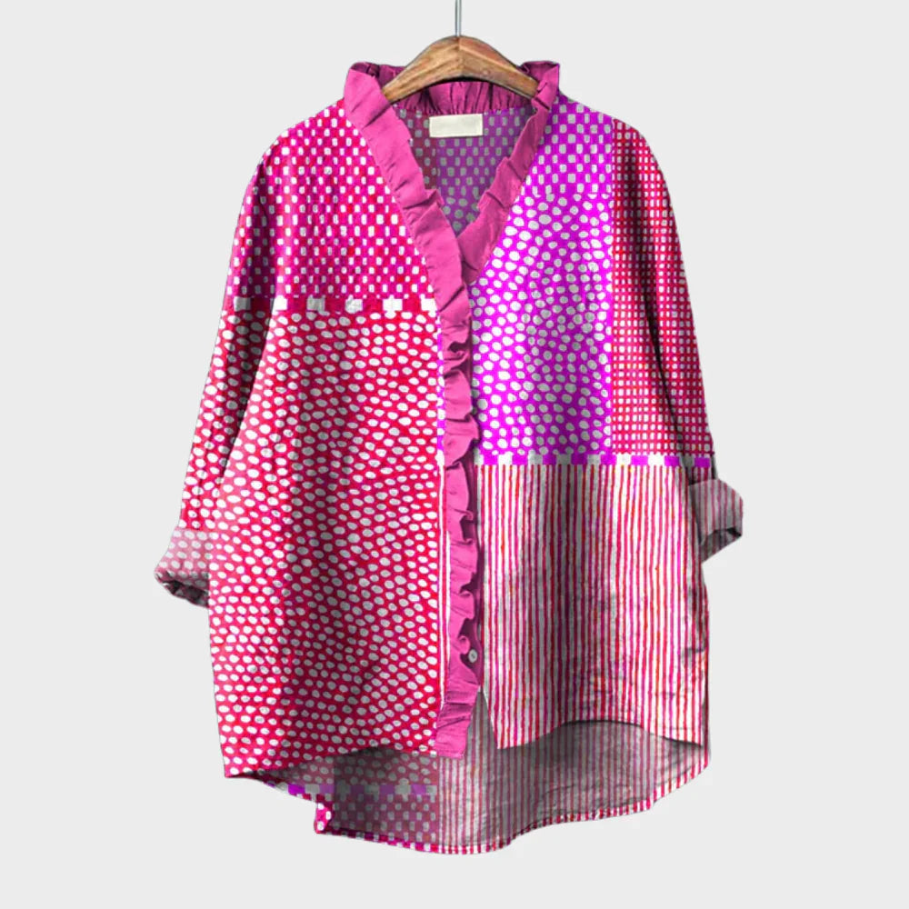 Bettany™ | Elegant Long-Sleeve Blouse