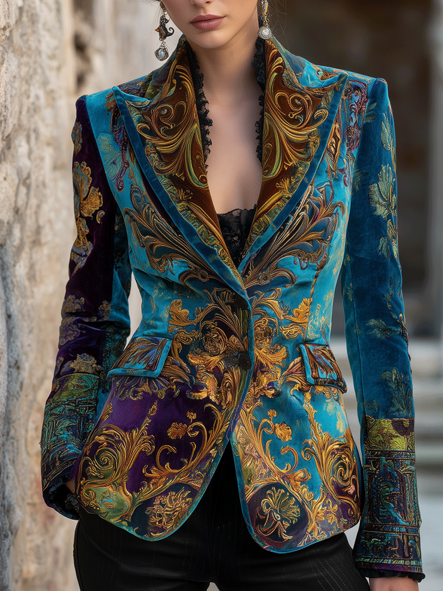 Lucinda™ | Bohemian Baroque Tailored Blazer