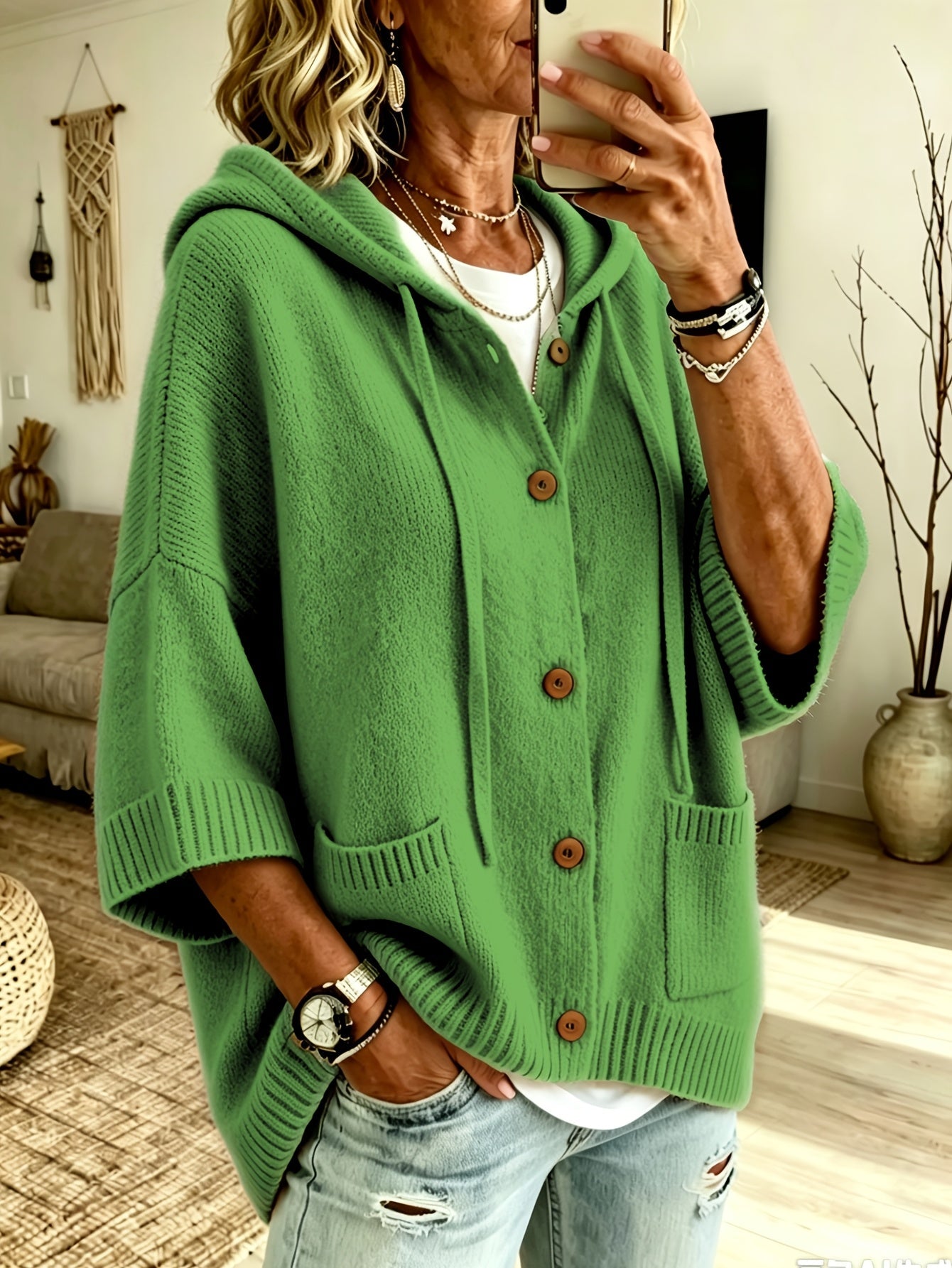 Dawnley™ | Hooded Cardigan Sweater