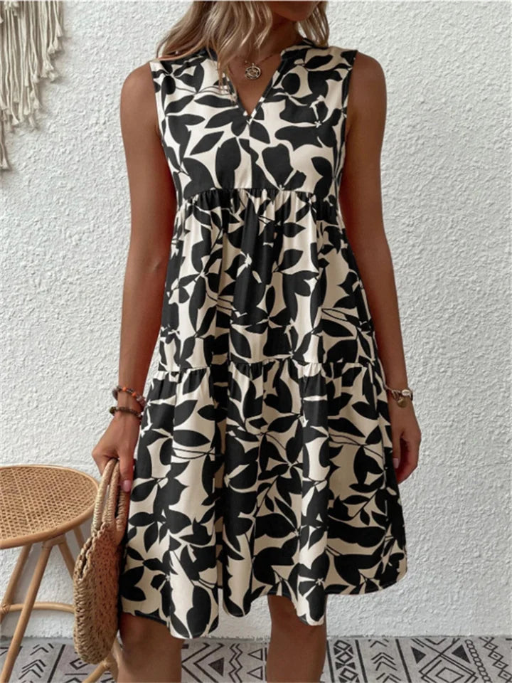 Velora™ | Flowy Midi Dress