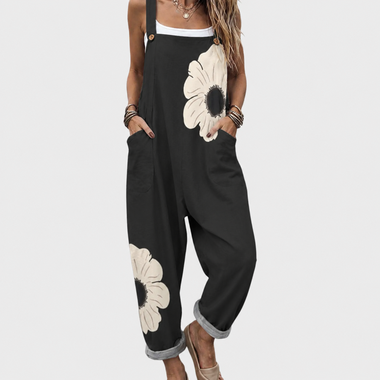 Sylvie™ | Garden Print Overalls
