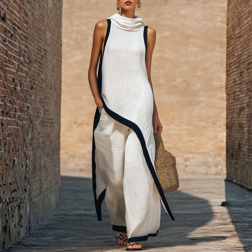 Jovanne | Completo Elegante in Lino Contemporaneo