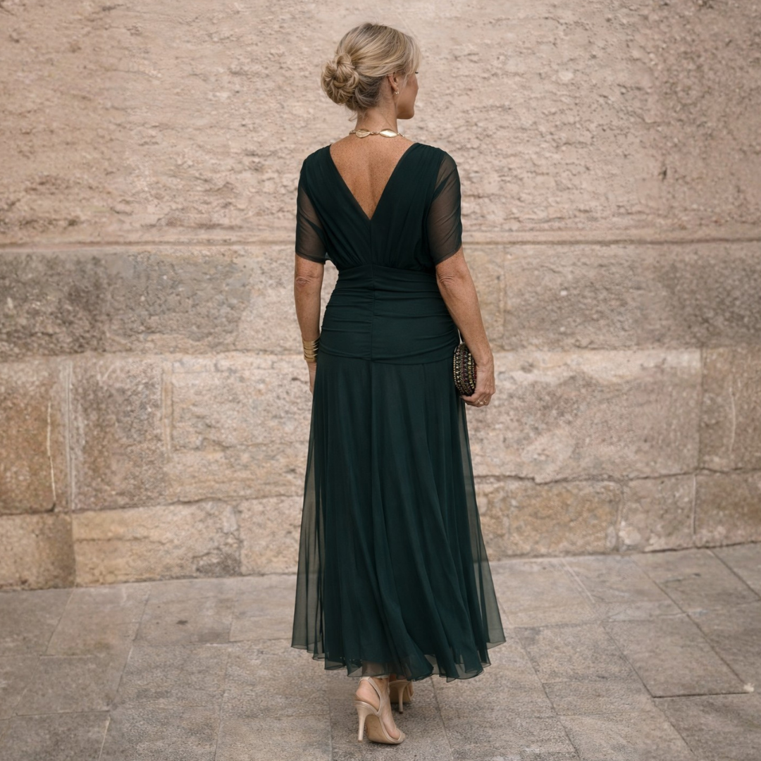 Nerissa™ | Elegant Green Dress