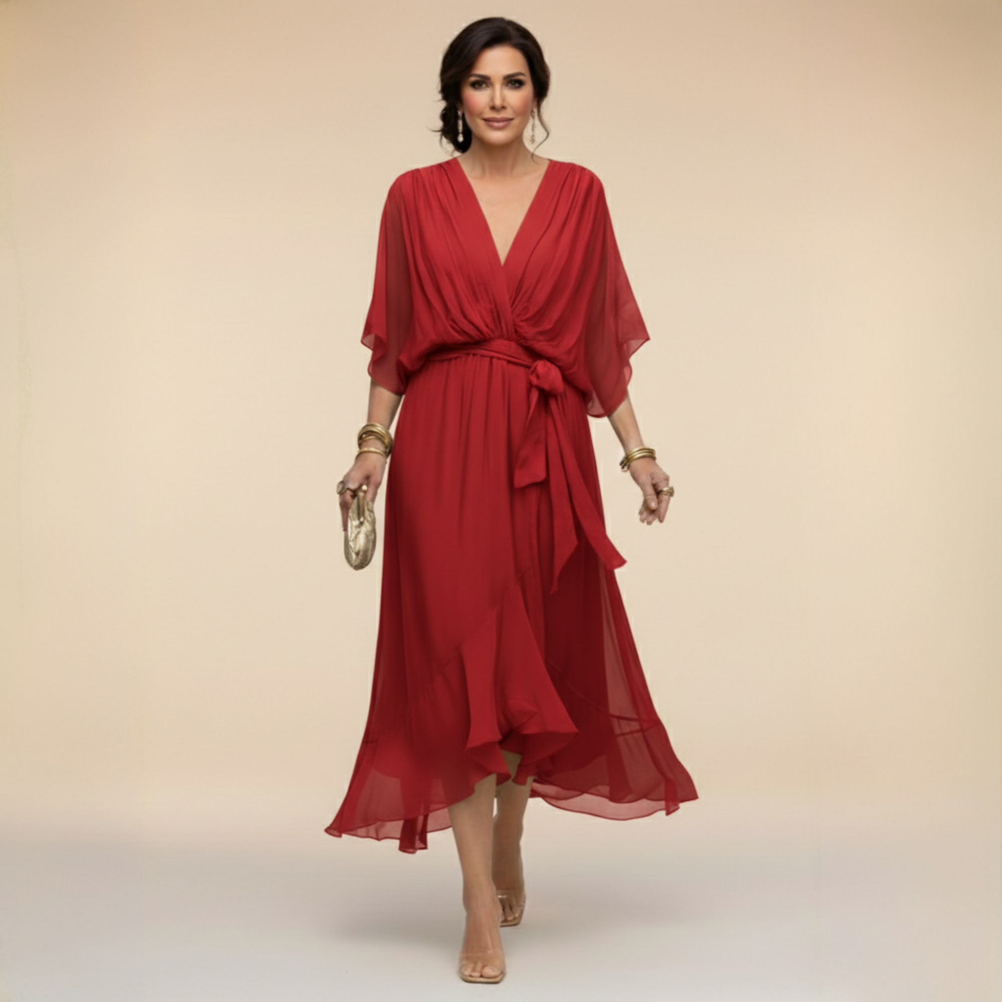 Monica™ | Elegant Midi Dress
