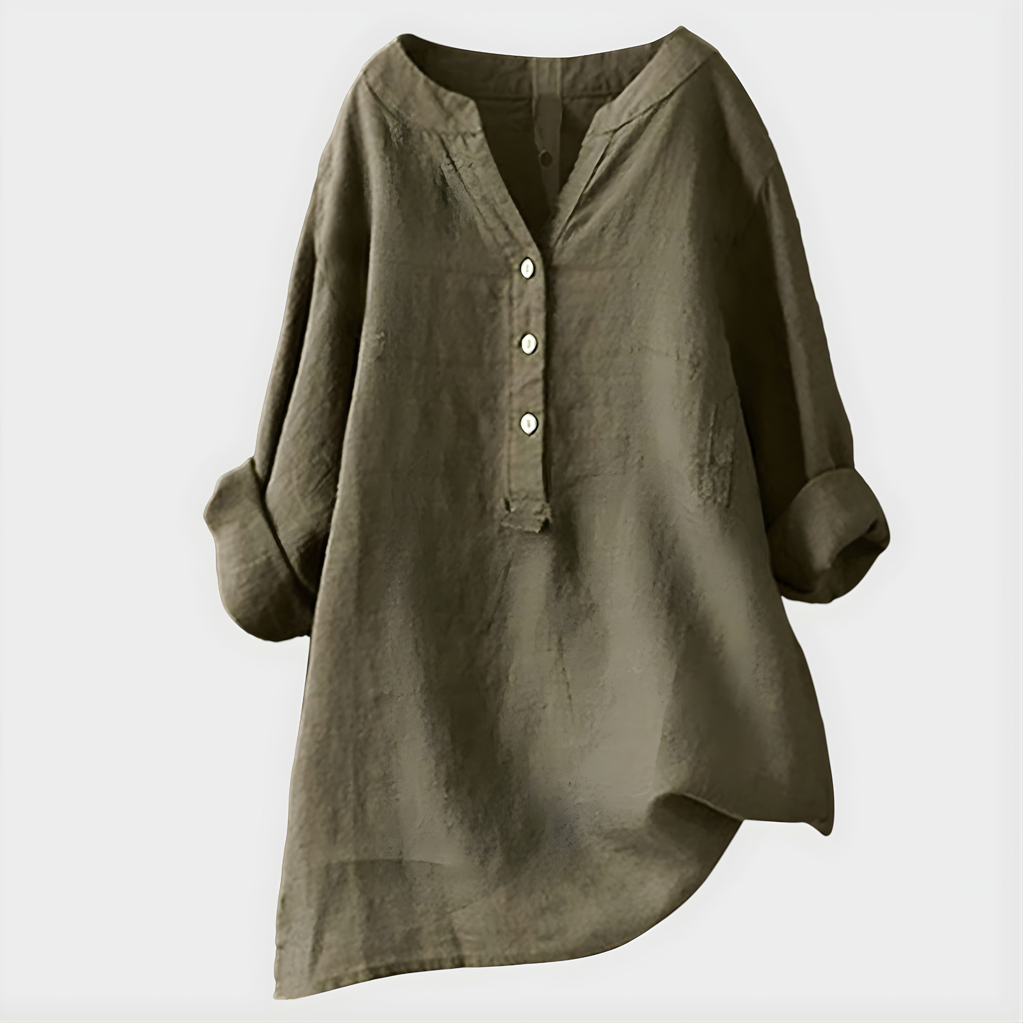 Orindelle™ | Elegant V-Neck Blouse