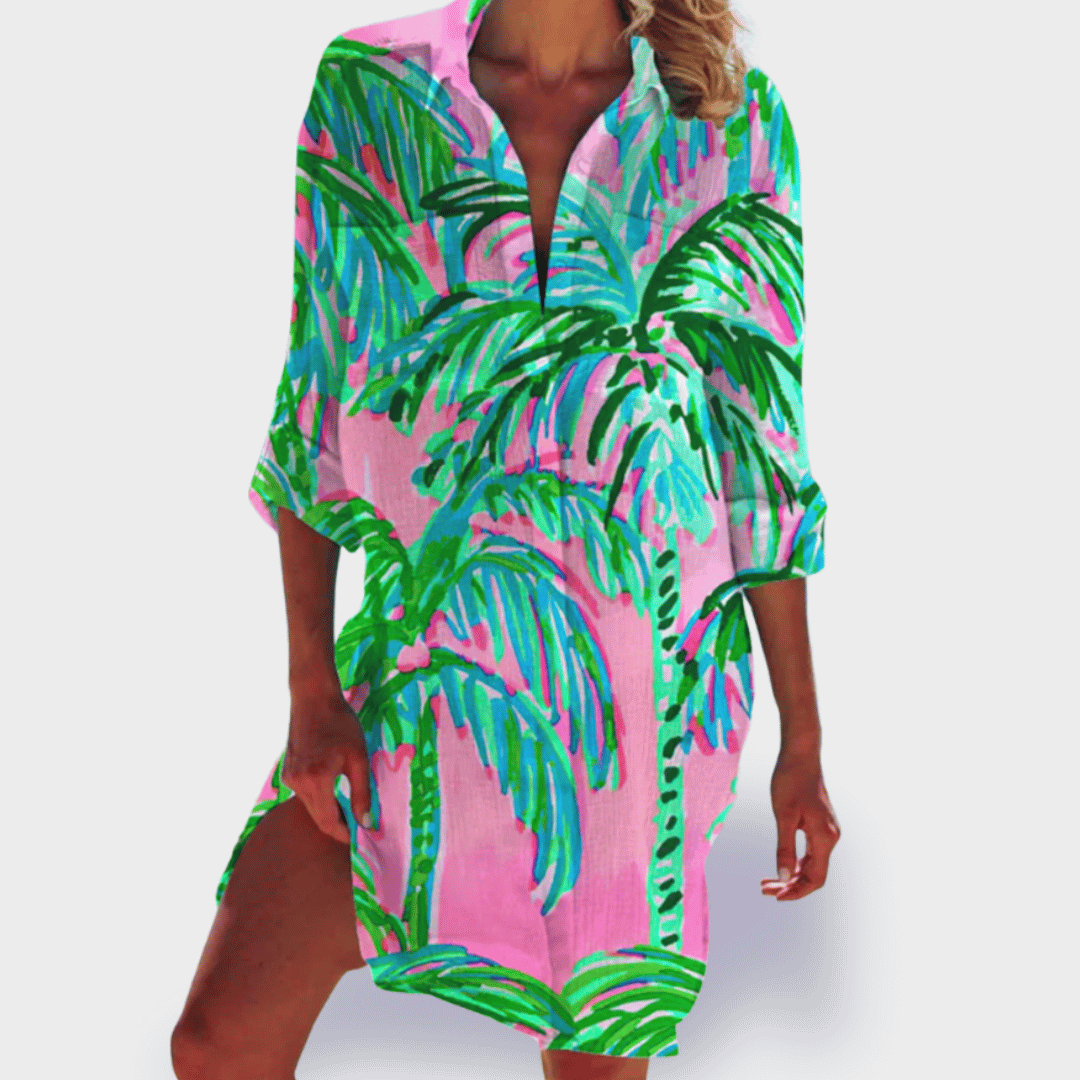 Jivara™ | Vibrant Colorful Lightweight Summer Dress