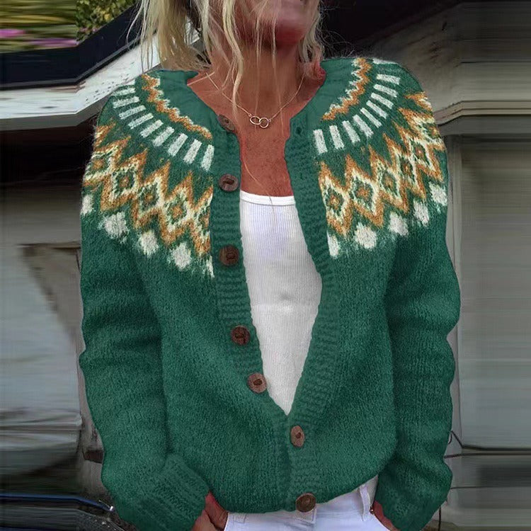 Morrigan™ | Vintage Fairisle Cardigan
