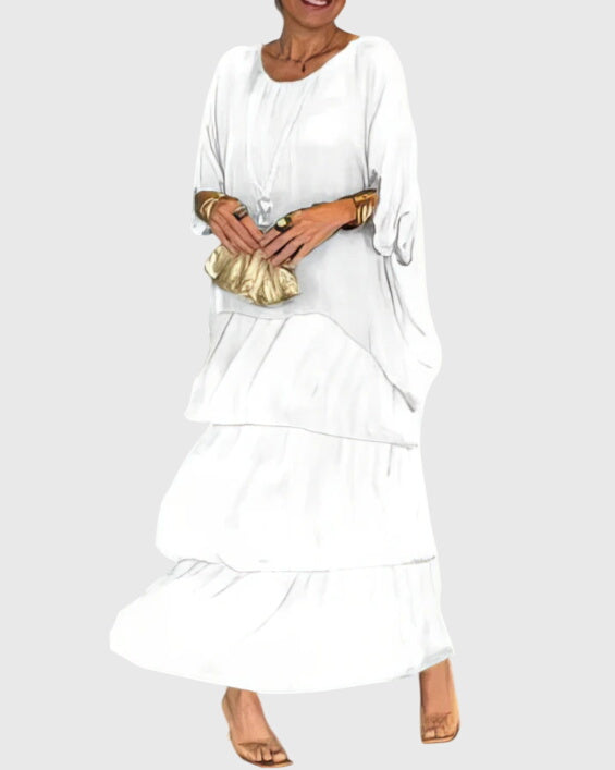 Long and Flowing Elegant Dress