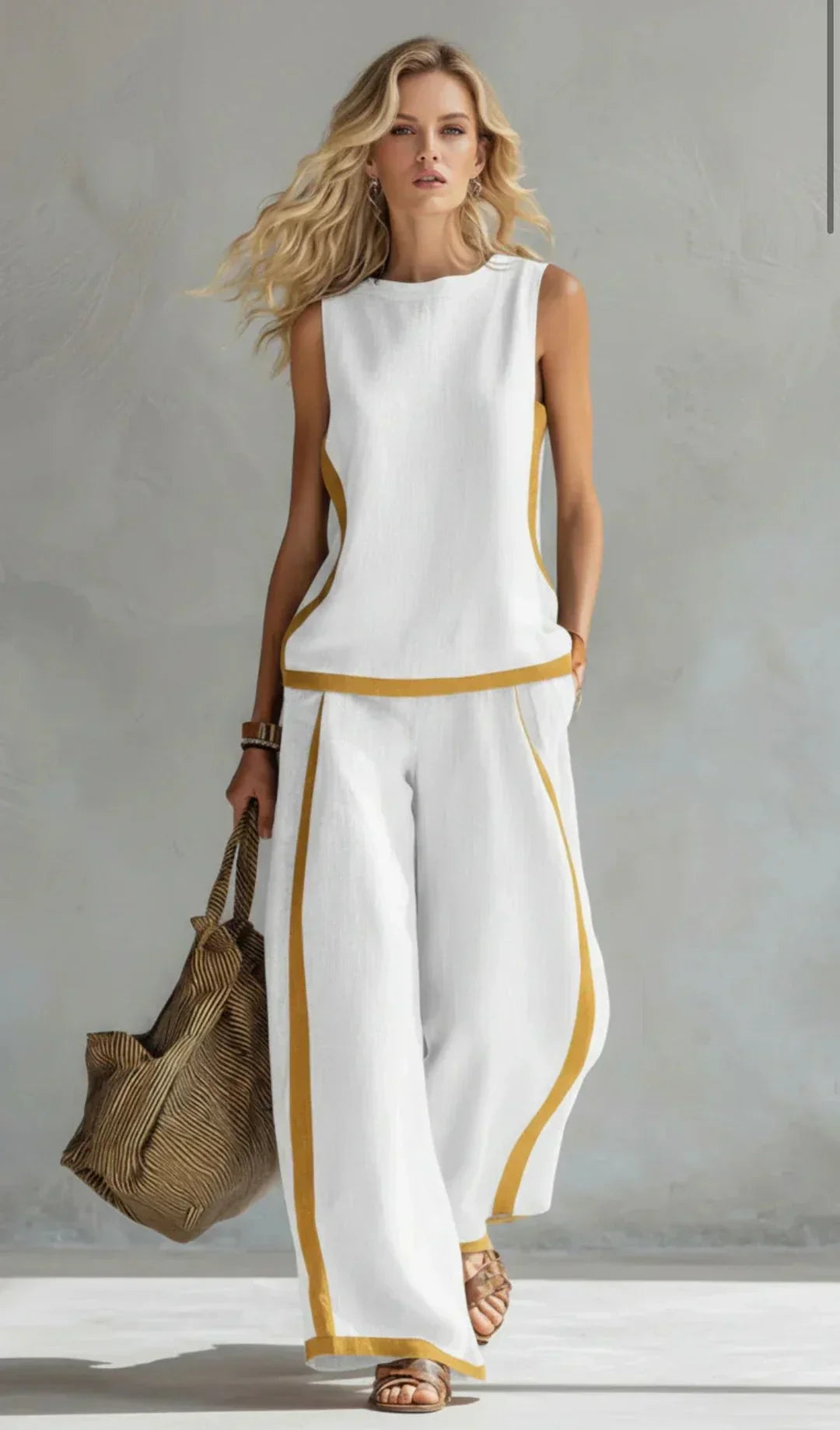Ursula™ | Two-Tone Vest & Trouser Set
