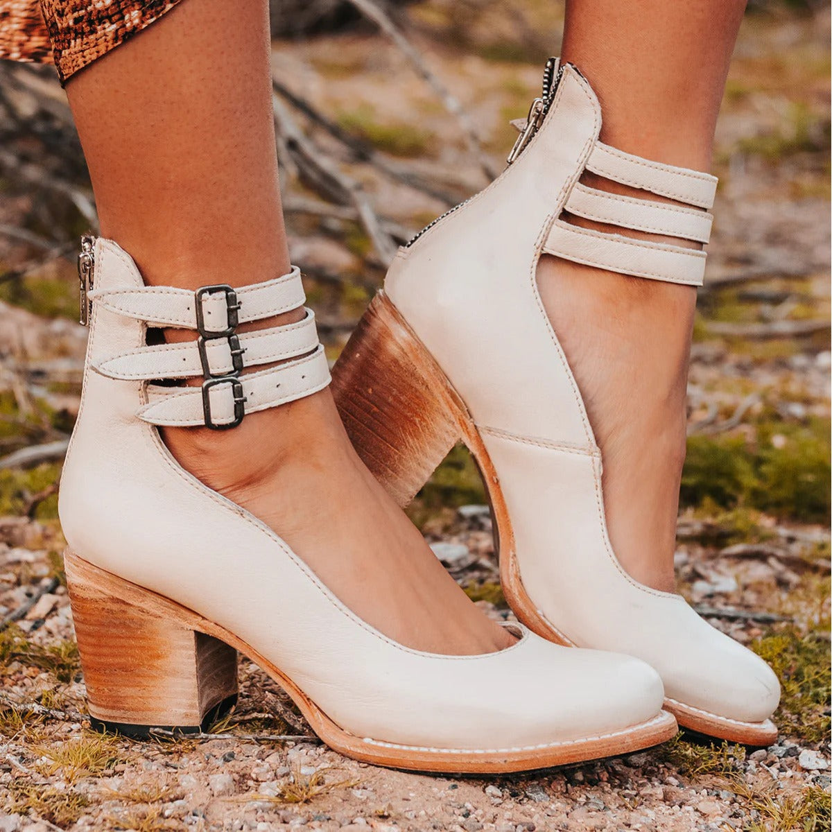 Vexara™ | Buckle Strap Block Heel