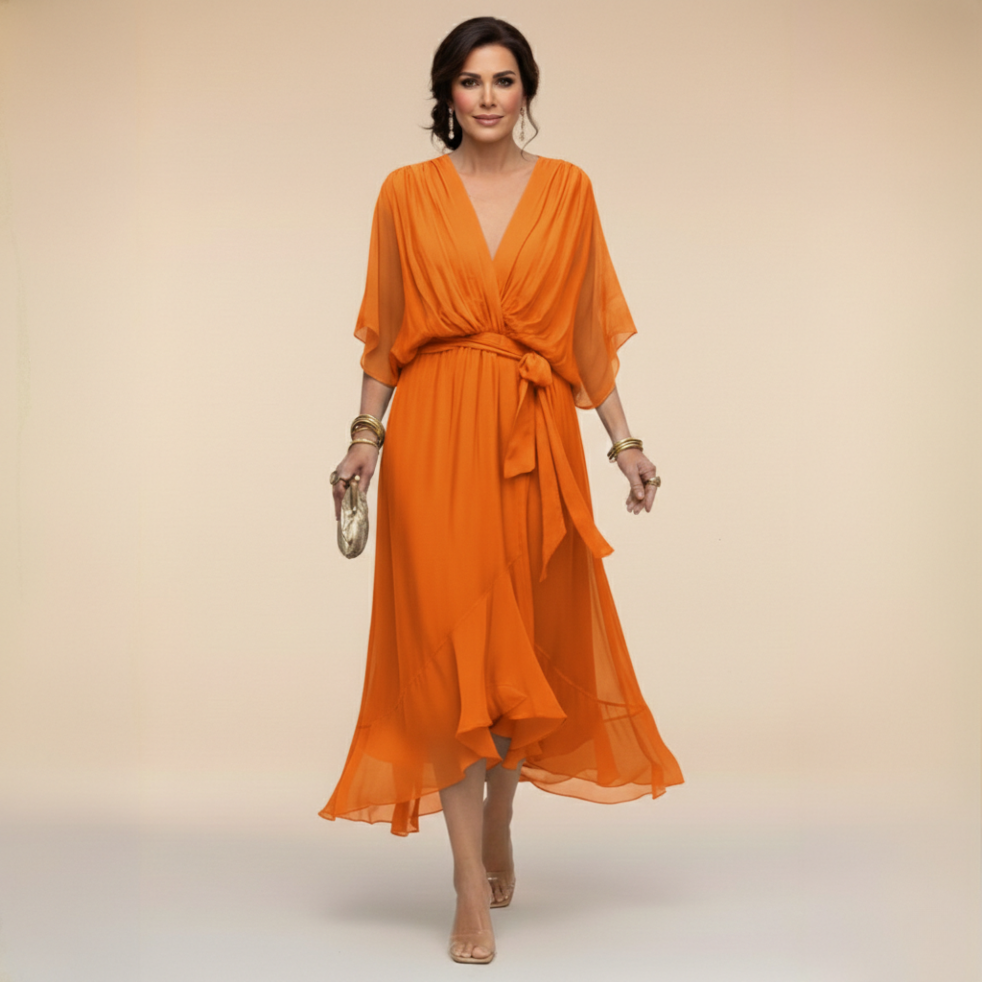 Monica™ | Elegant Midi Dress