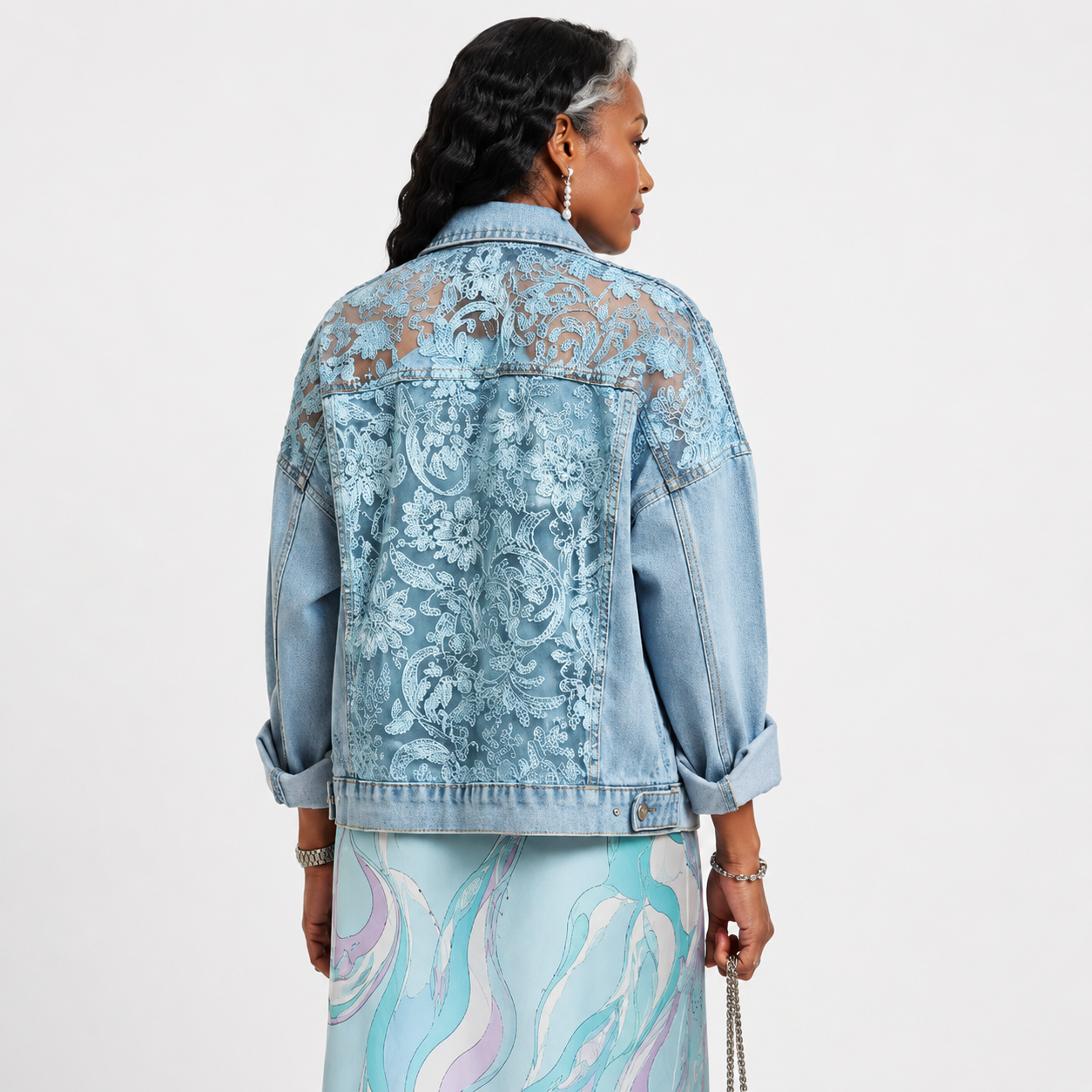 Primrose™ | Floral Lace Patchwork Jacket